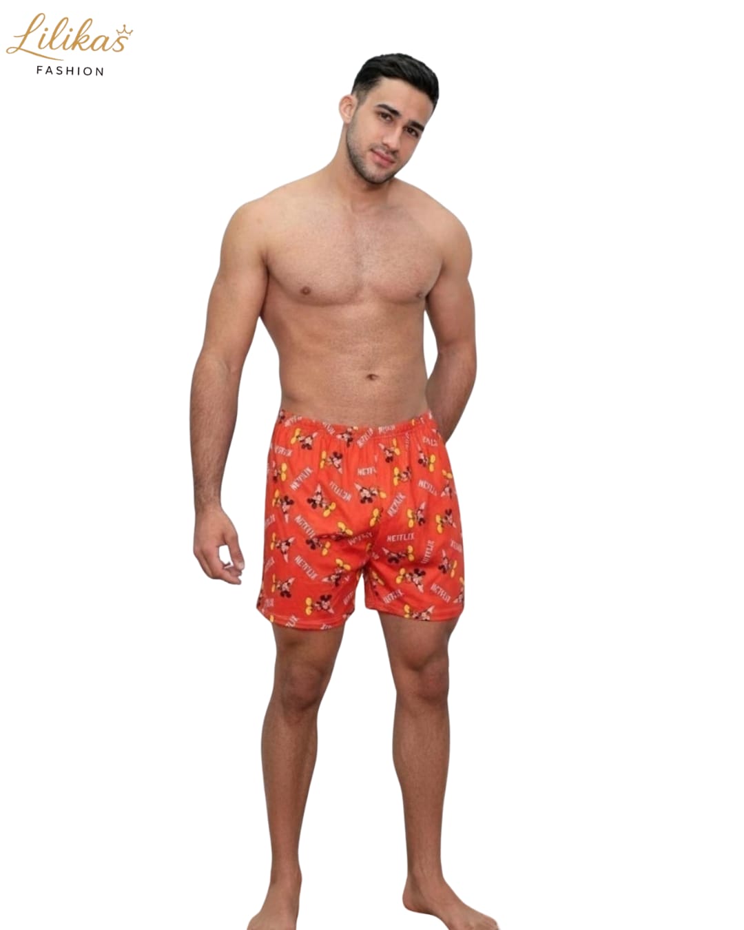 Samba-canção Masculino Laranja