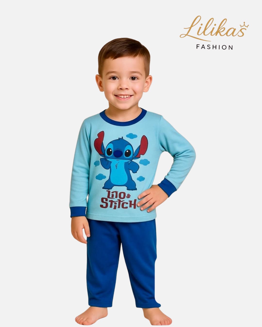 Pijama Infantil Personagem Azul