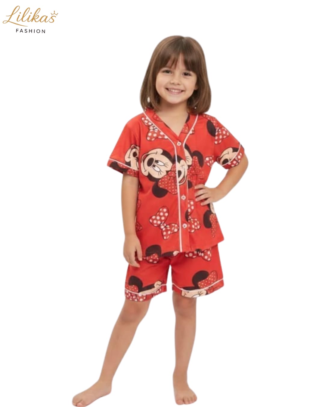 Pijama Infantil Coral