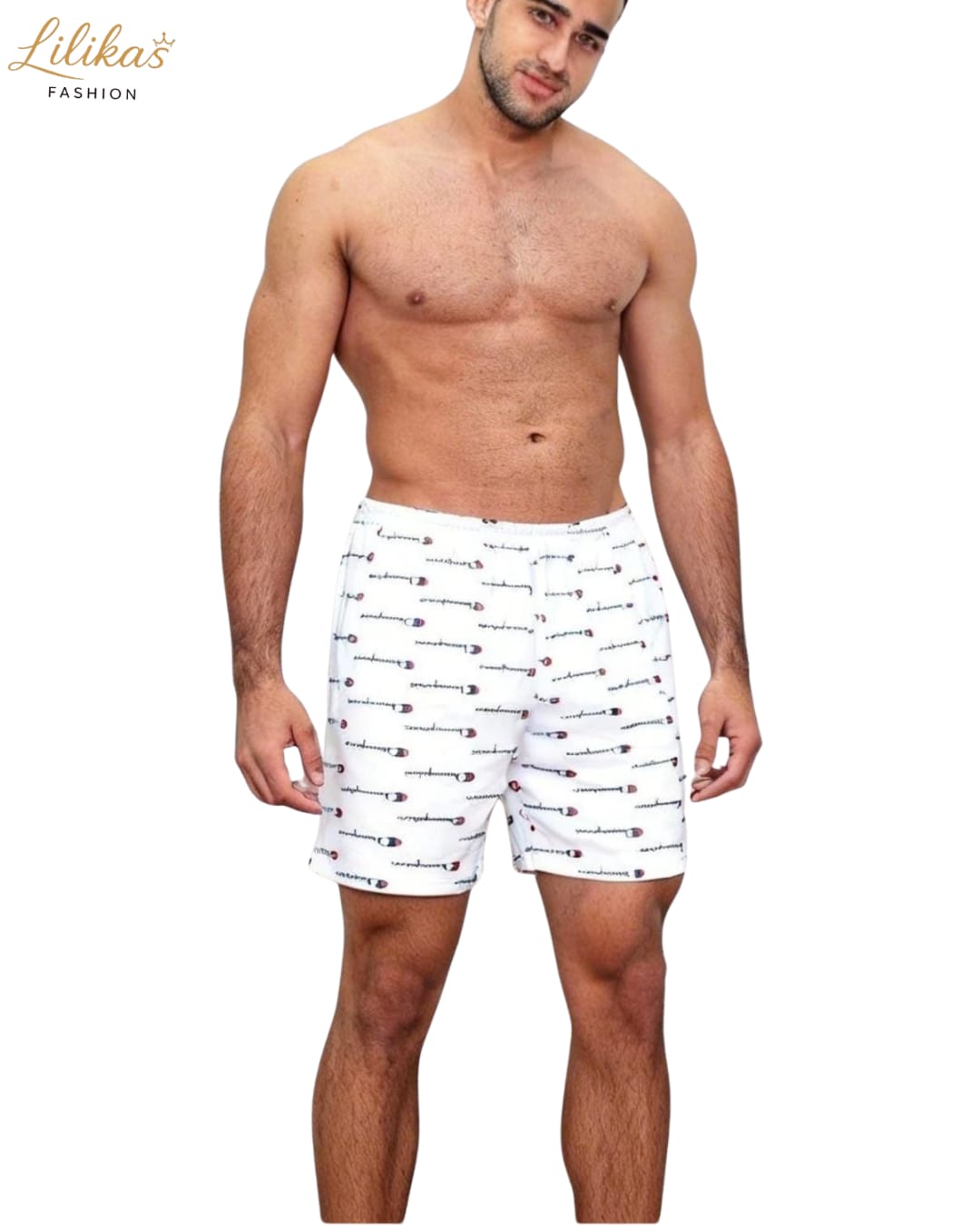 Samba-canção Estampa Off White