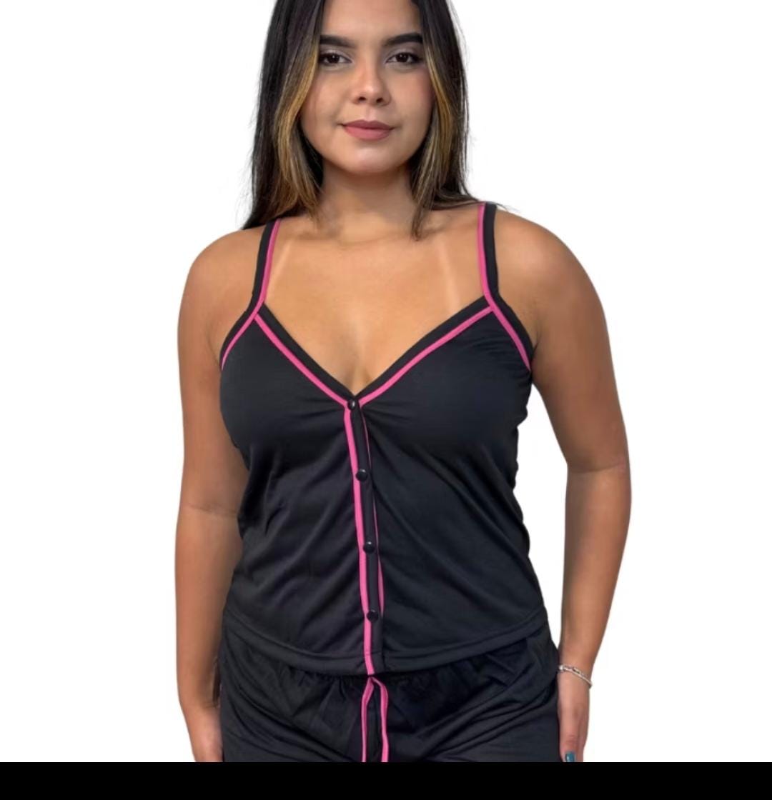 Camisola Alcinha Preta